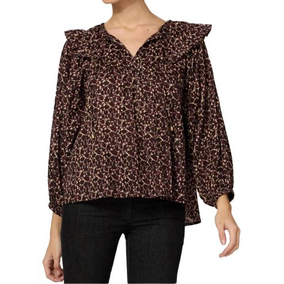 NEW CLEOBELLA marcy blouse in medici print - Picture 4 of 5